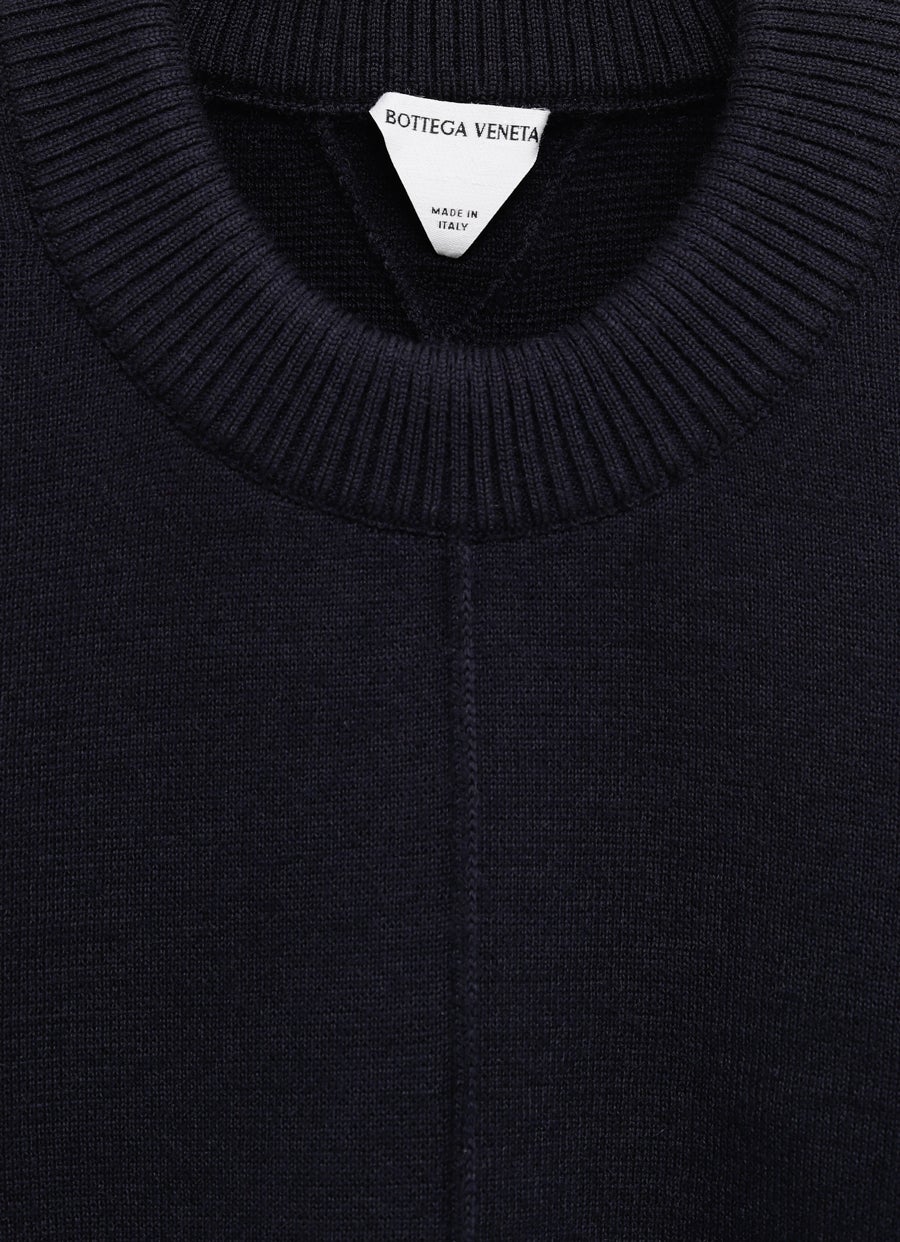 Top de punto de lana