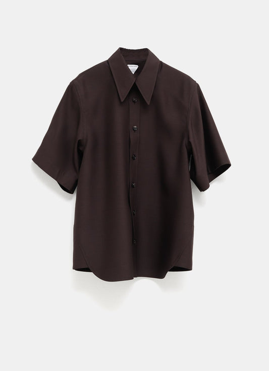 Camisa de lana y seda