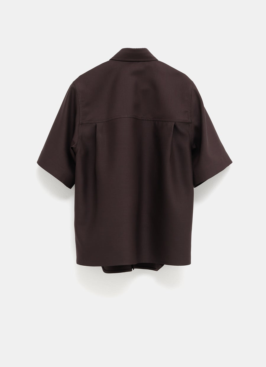 Camisa de lana y seda