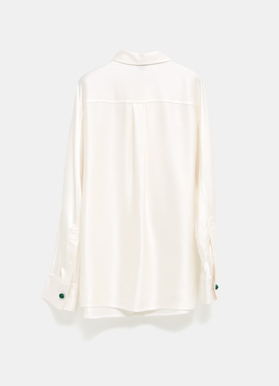 Camisa fluida de seda