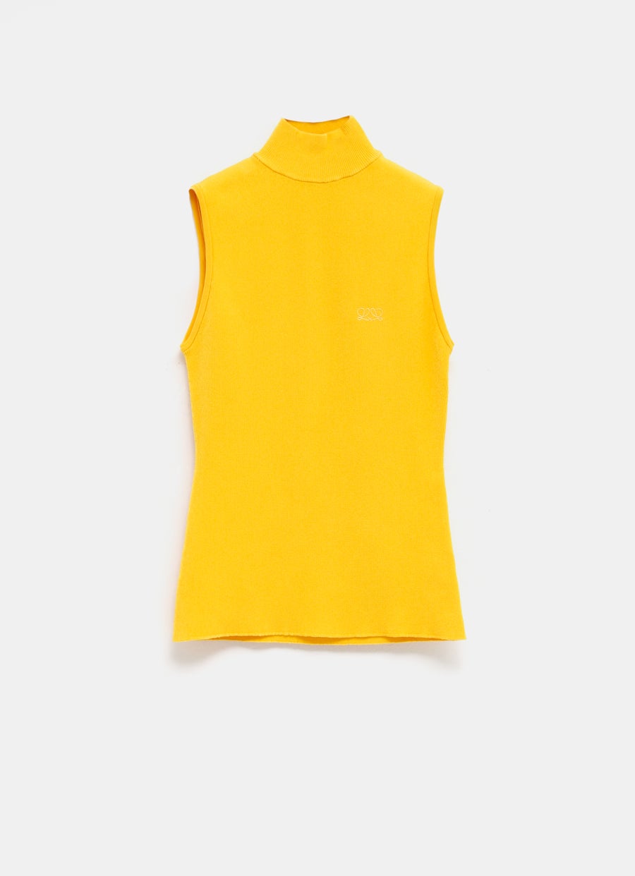 Top sin mangas para mujer