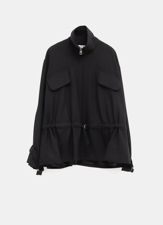 Chaqueta con cinturón para mujer