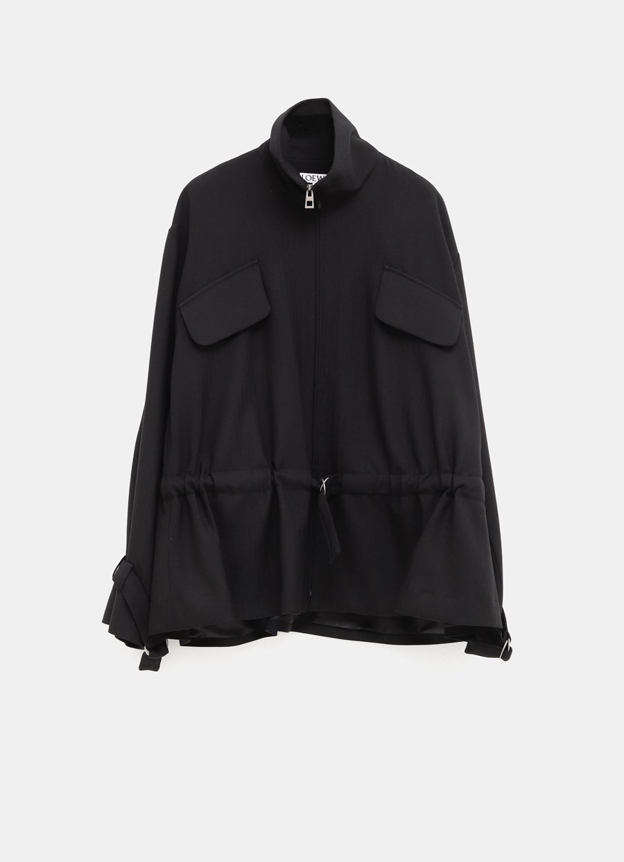 Chaqueta con cinturón para mujer