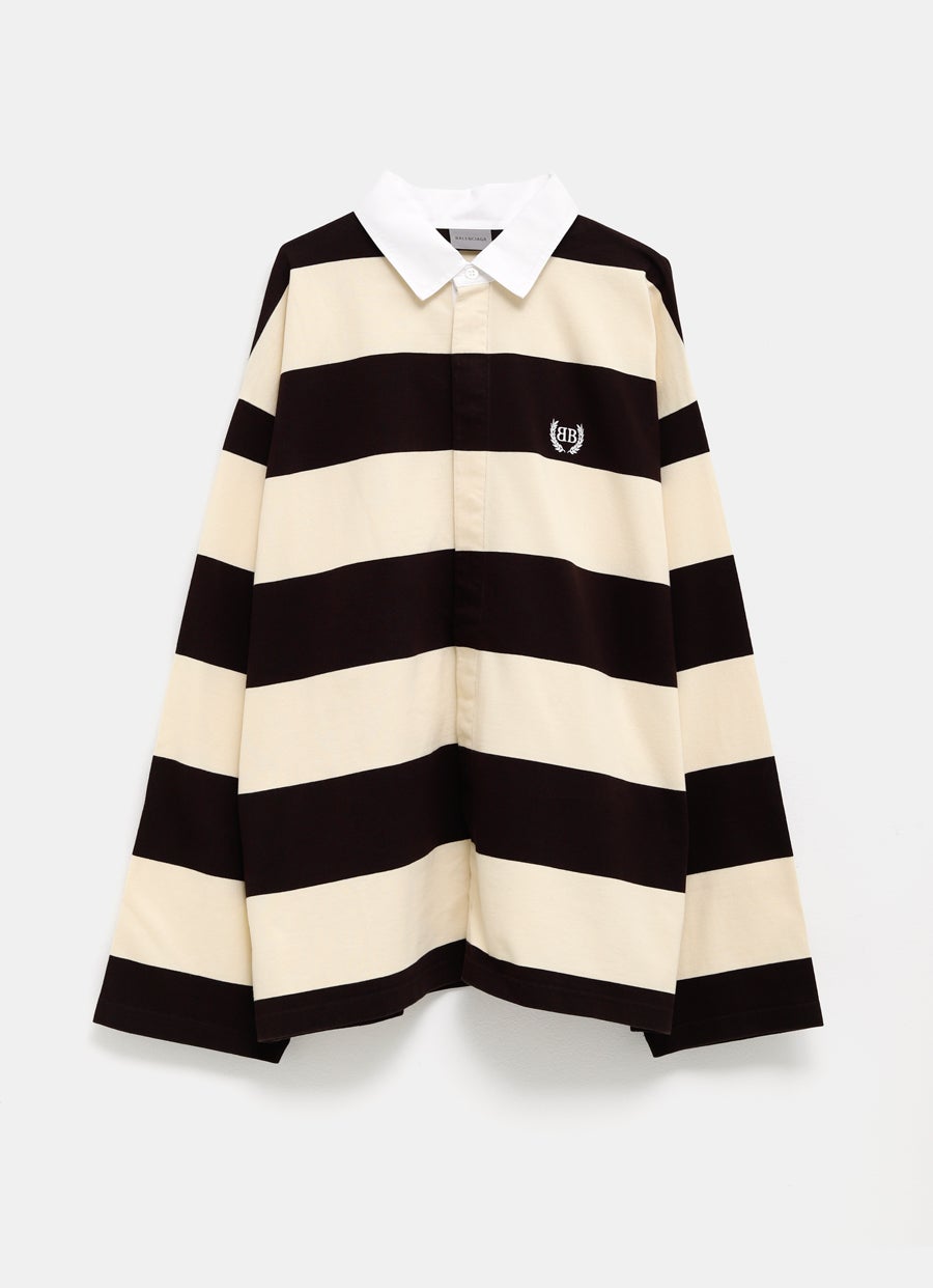 Polo de manga larga para hombre