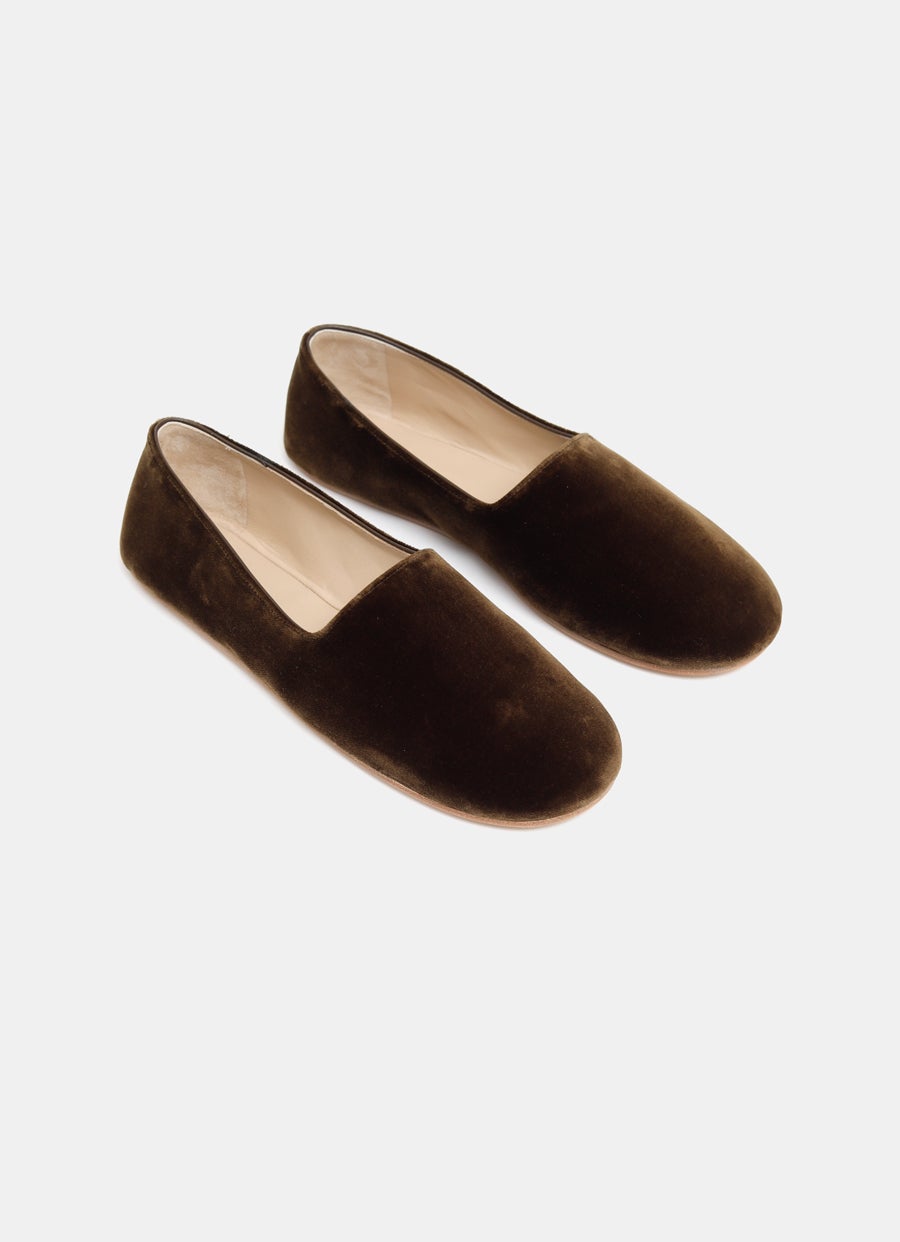 Ponti slipper de terciopelo