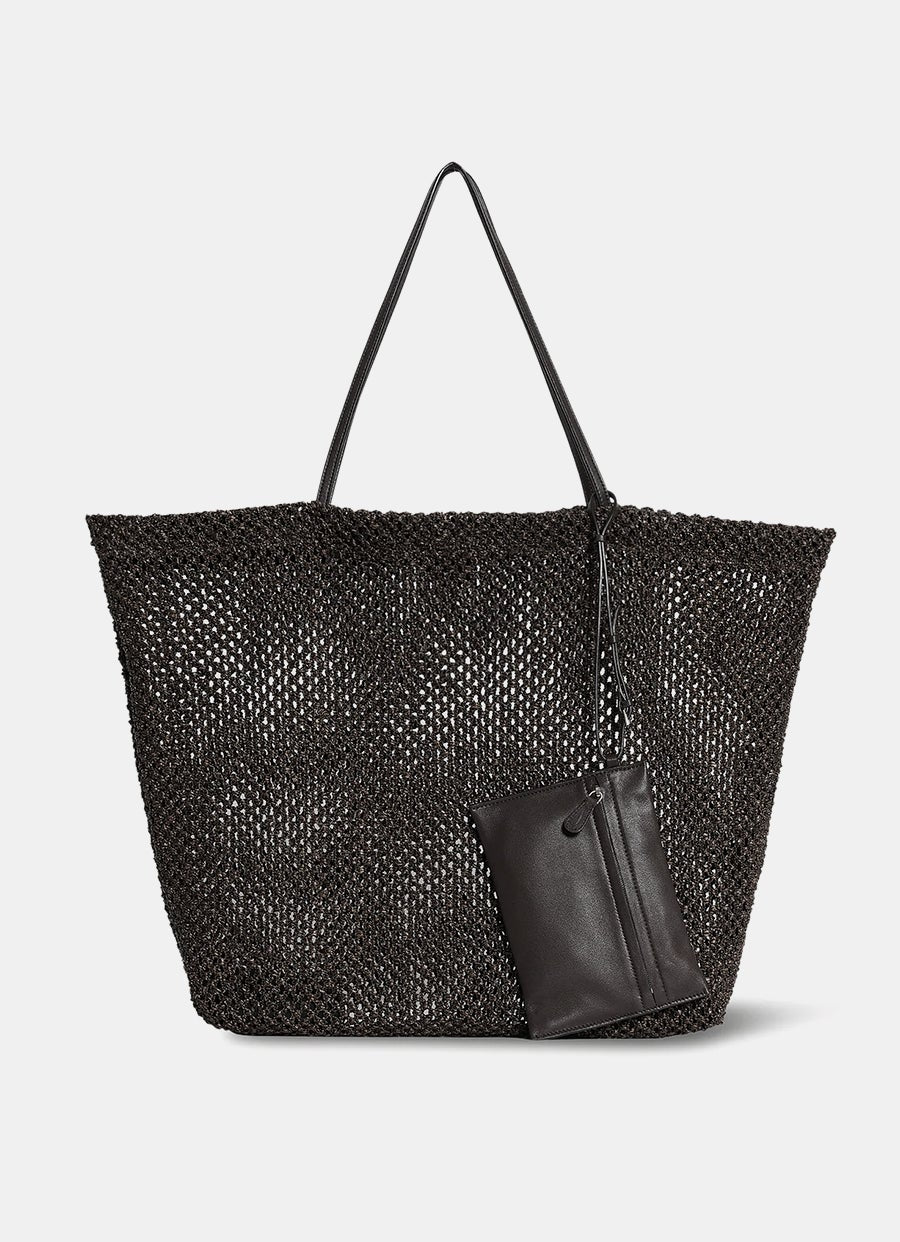 Bolso tote Barn de rafia