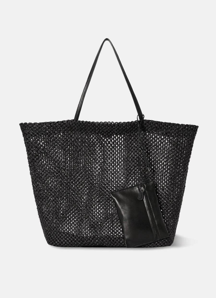 Bolso tote Barn de rafia