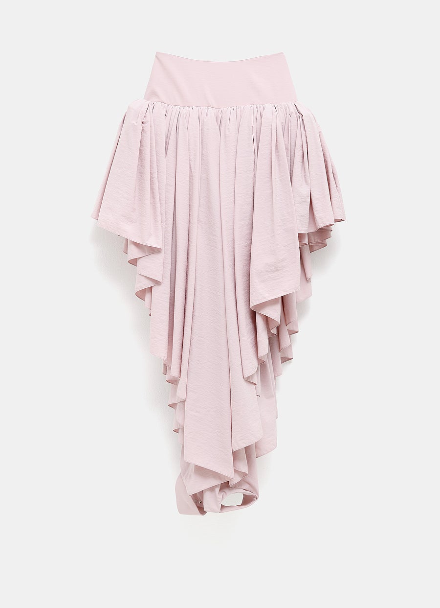Falda con pantalón y volantes