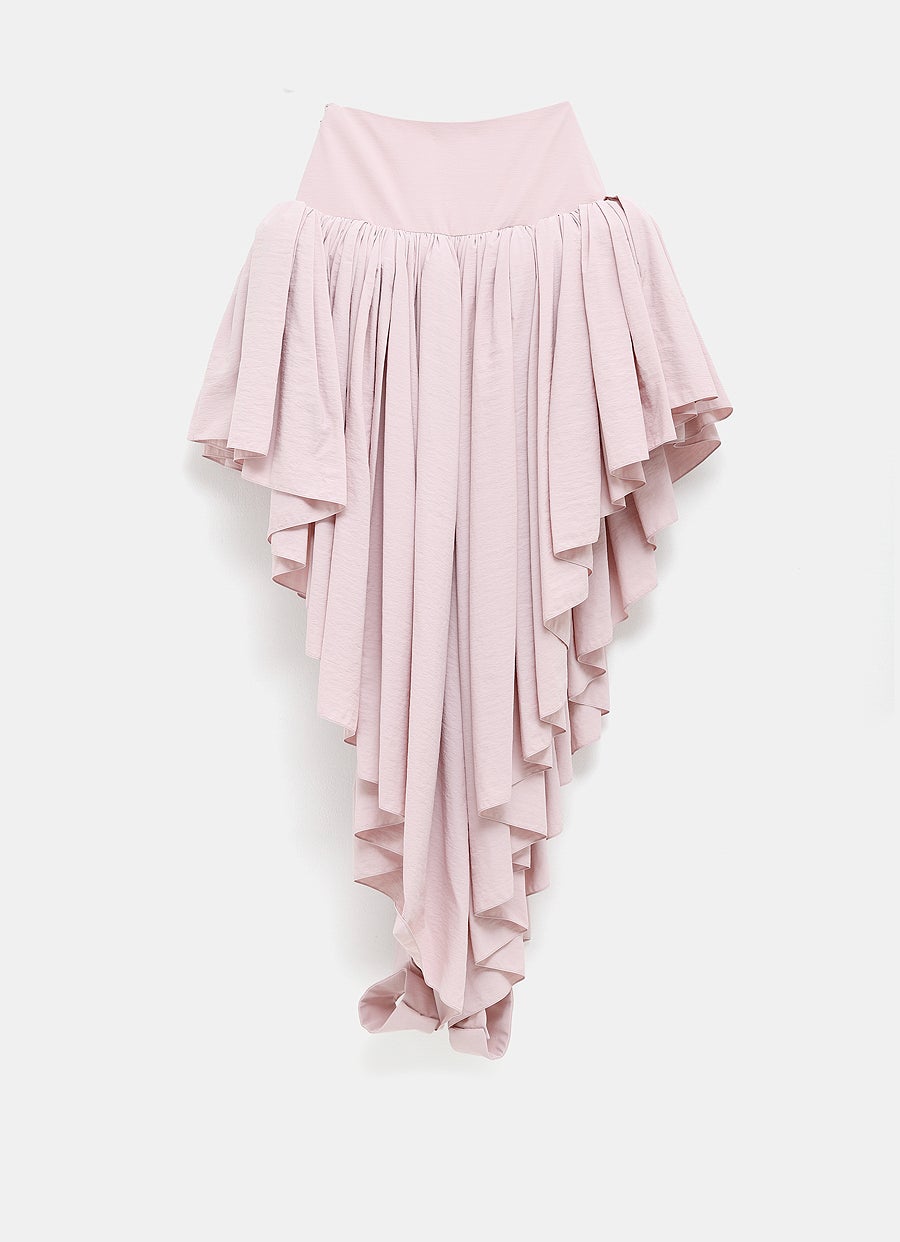 Falda con pantalón y volantes
