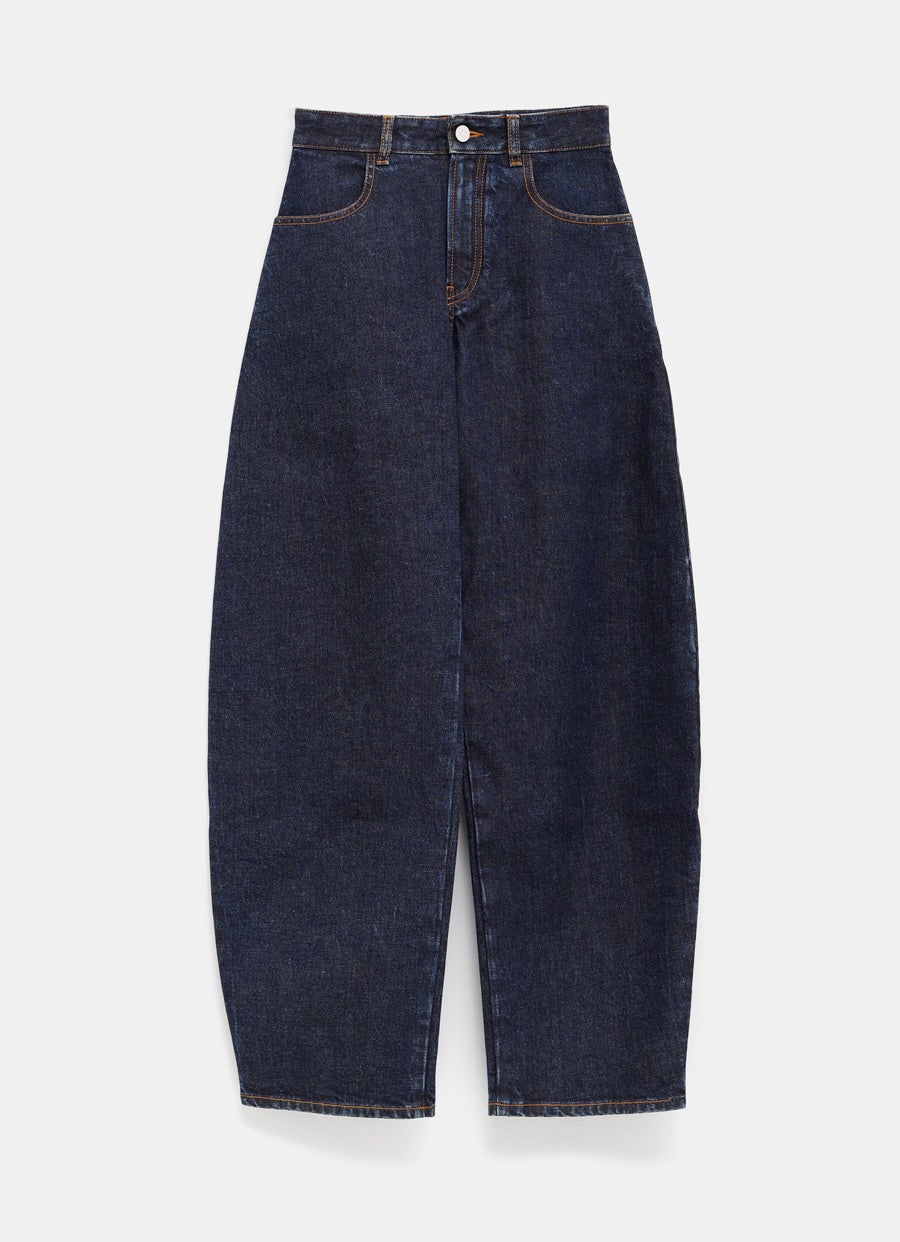 Pantalón vaquero de corte redondeado