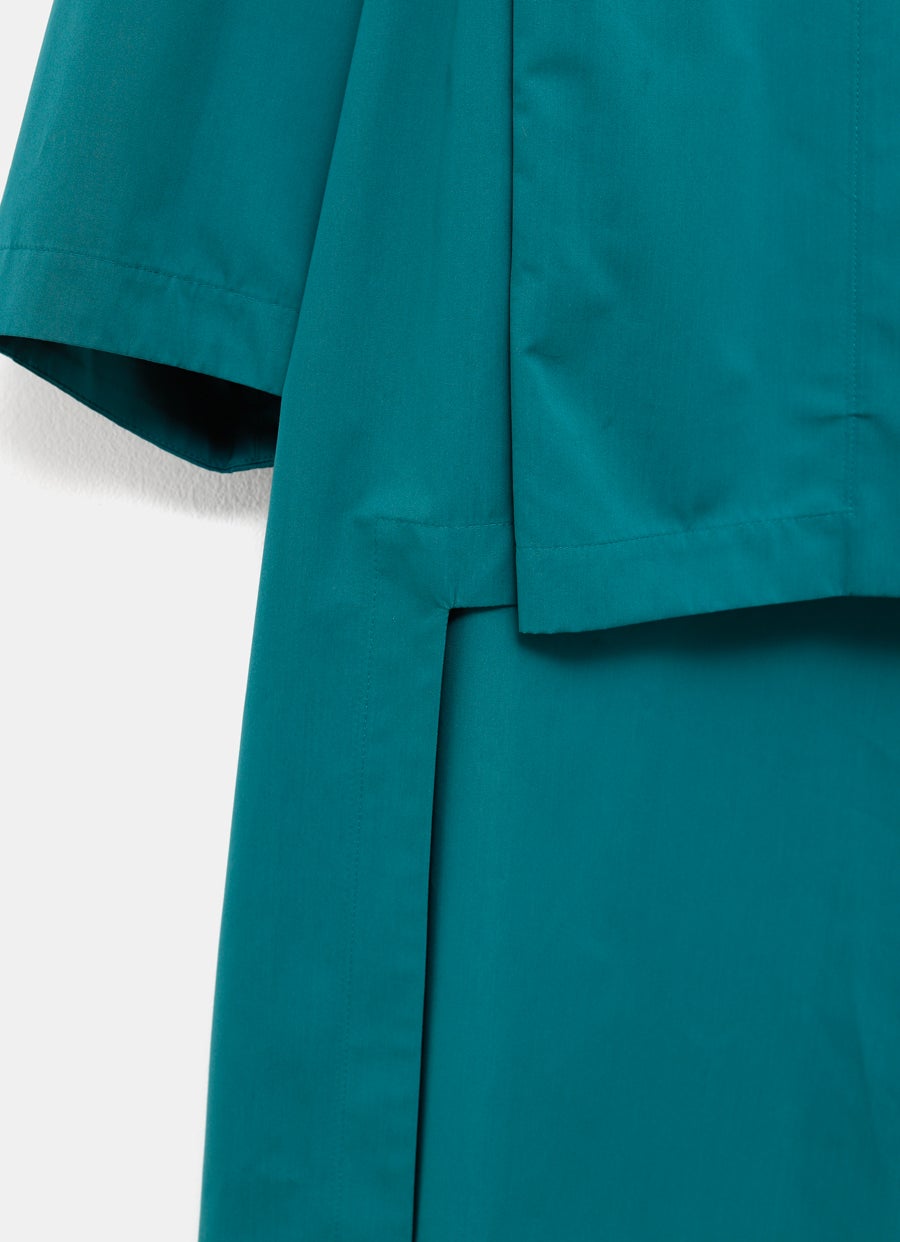 Abrigo túnica asimétrico