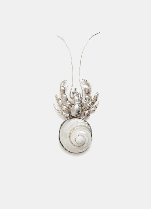 Broche cangrejo ermitaño