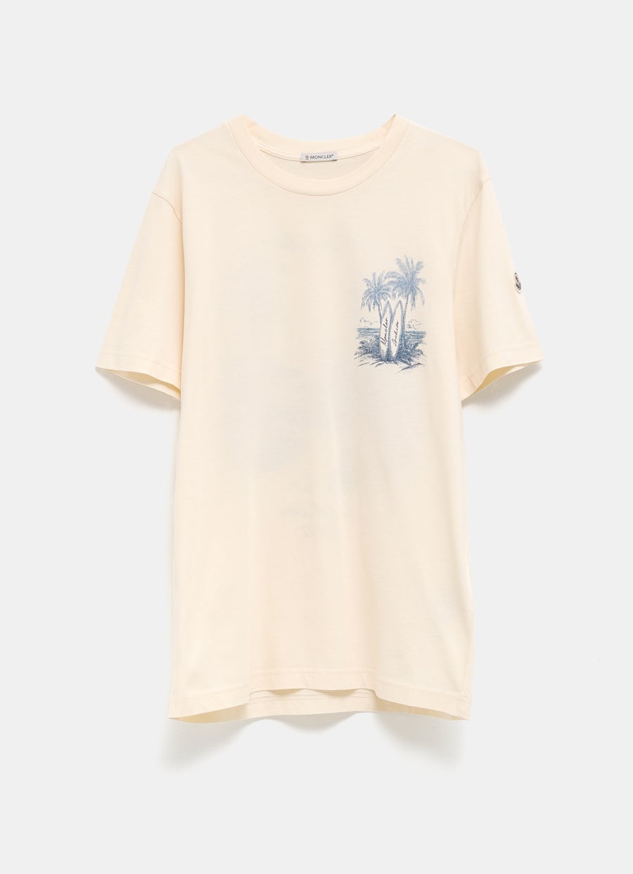 Camiseta estampada playa