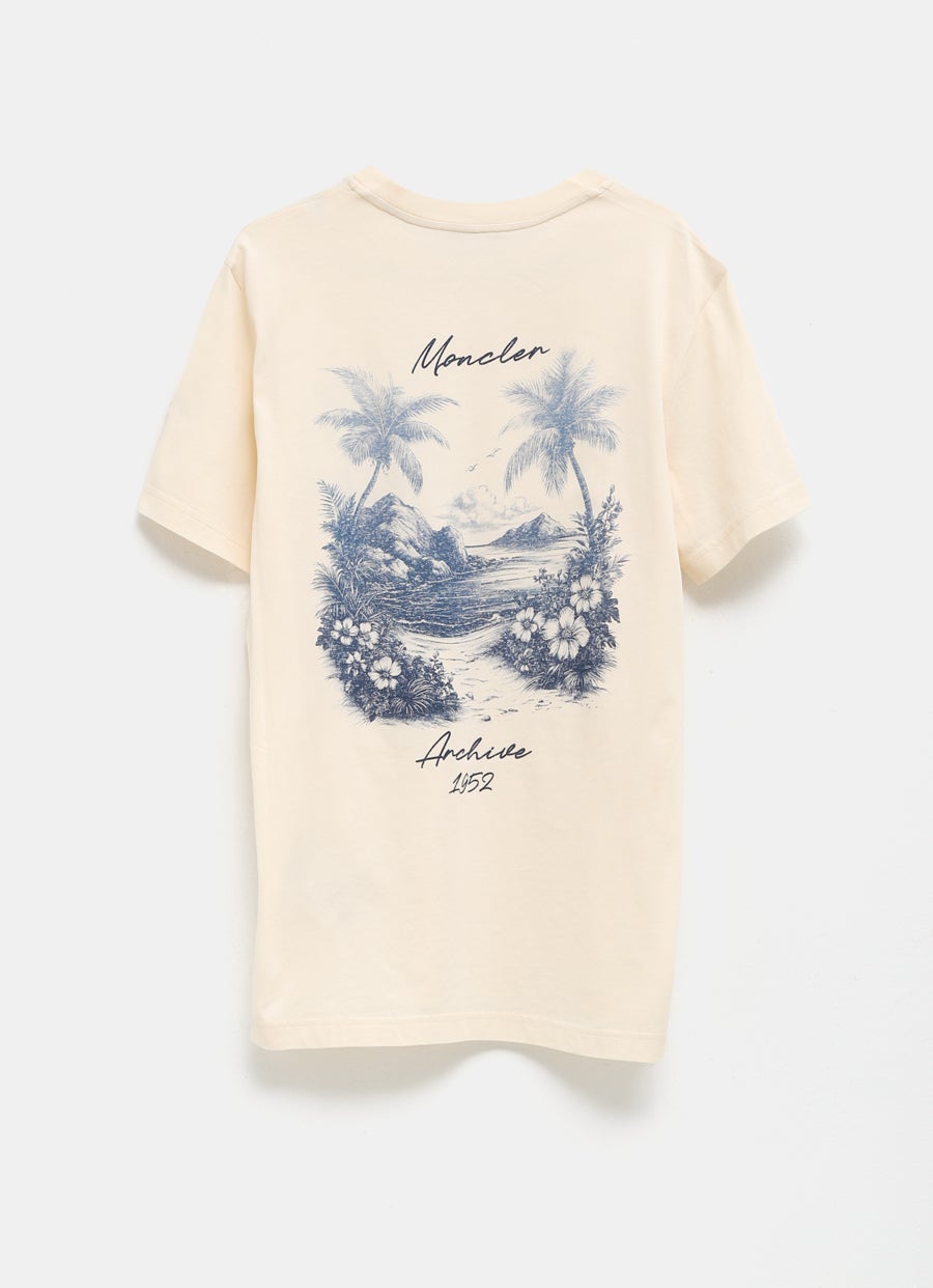 Camiseta estampada playa