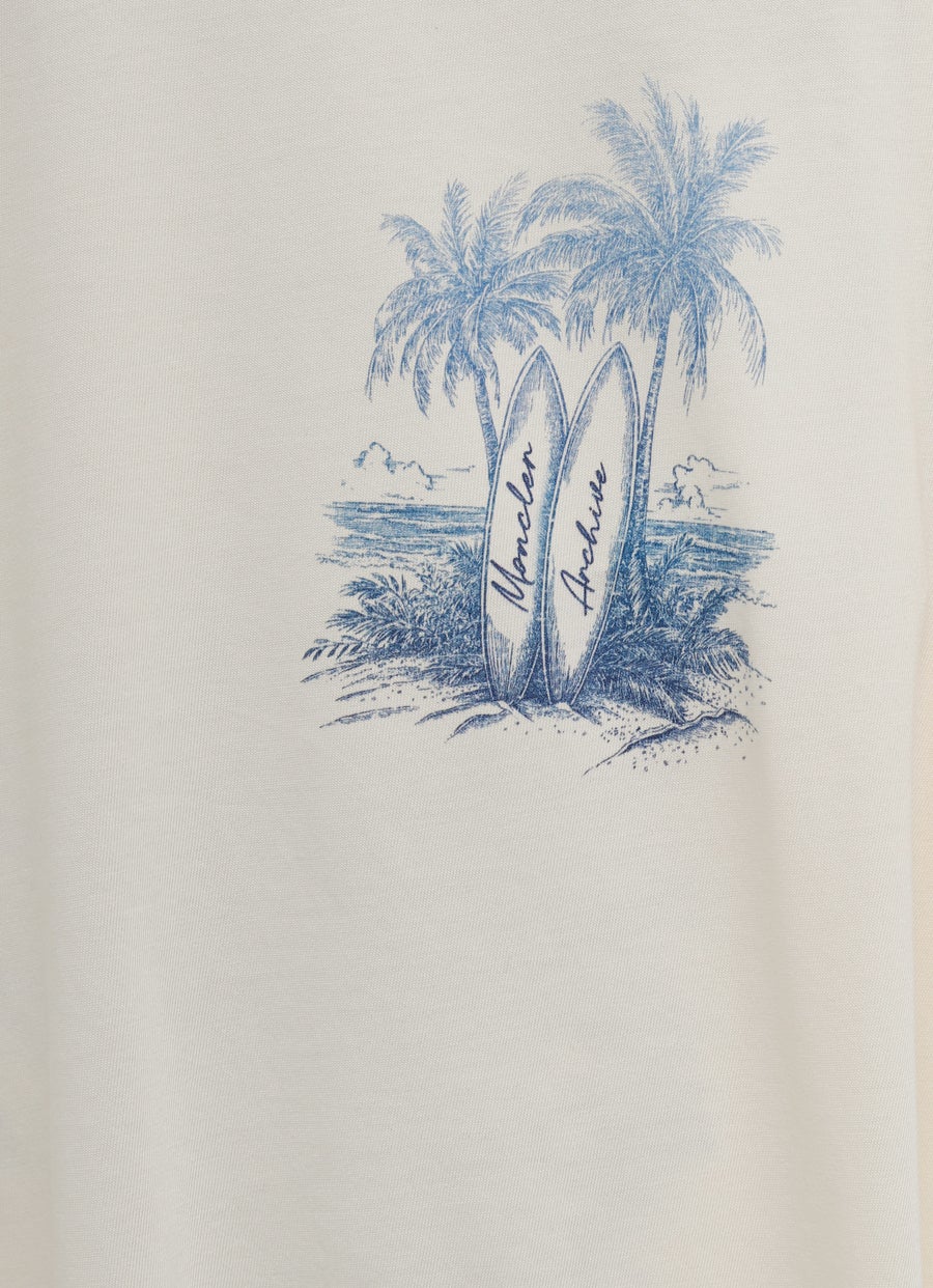 Camiseta estampada playa