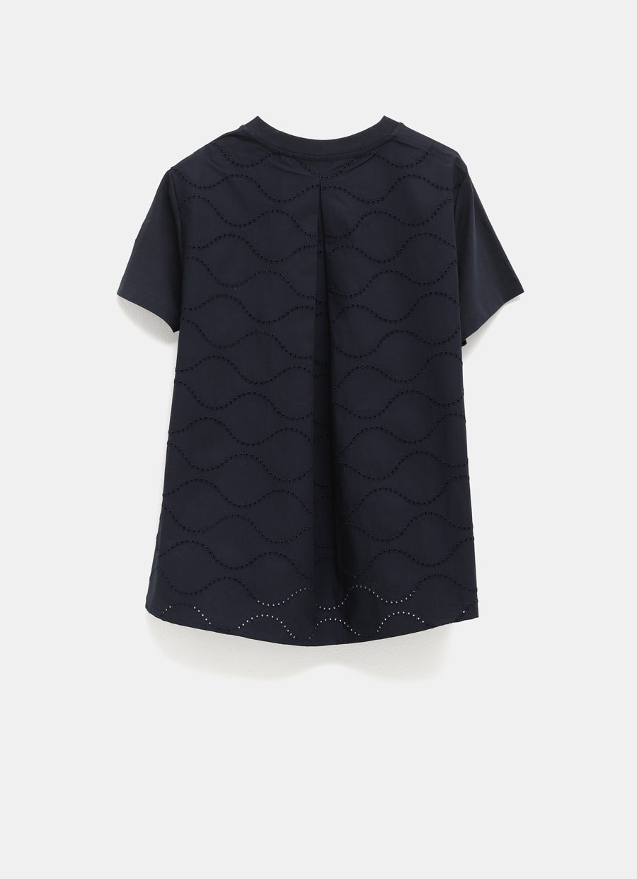 Camiseta con espalda calada para mujer