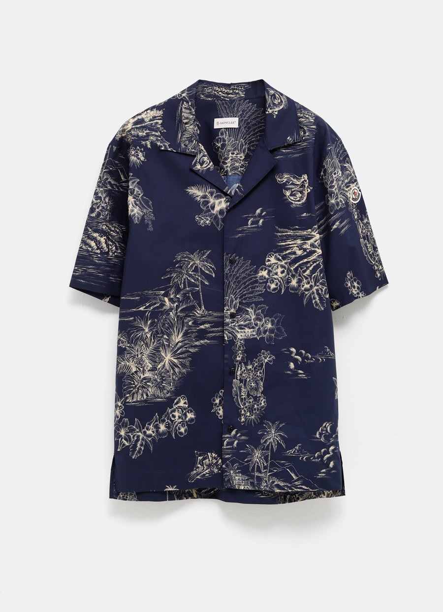 Camisa con estampado floral para hombre