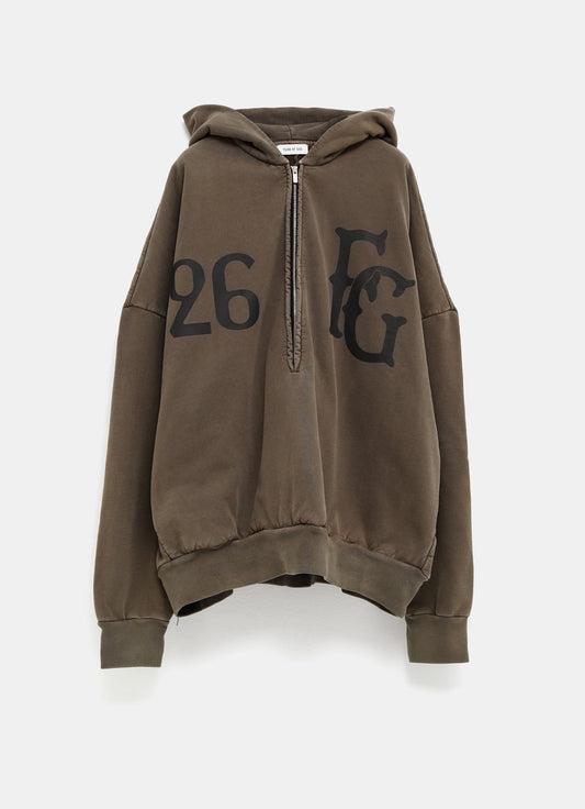 Sudadera con capucha Baseball Club Half Zip