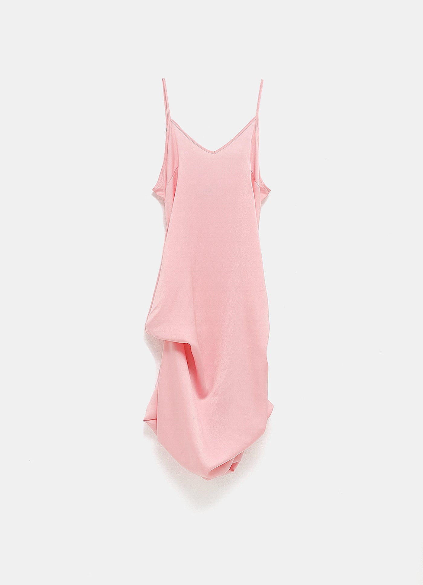 Vestido lencero drapeado