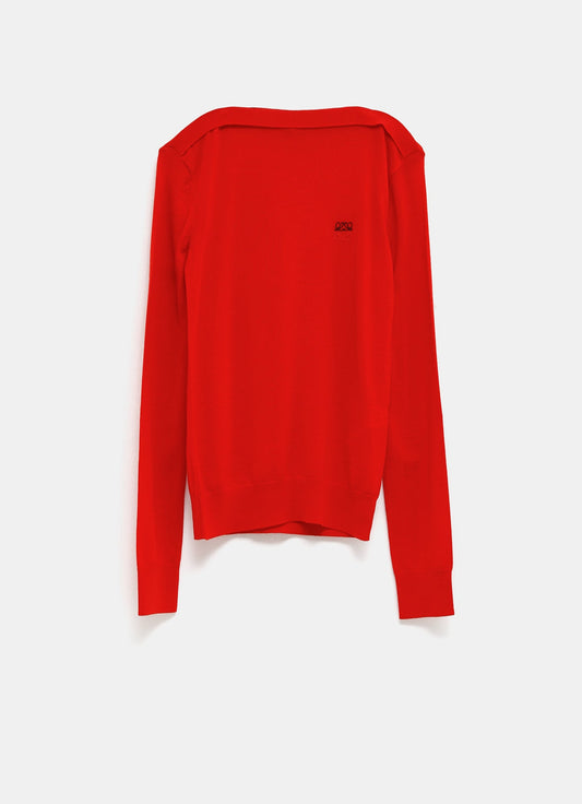 Jersey con medio anagrama para mujer