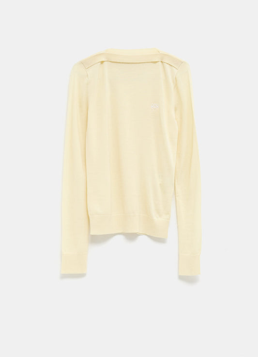 Jersey con medio anagrama para mujer