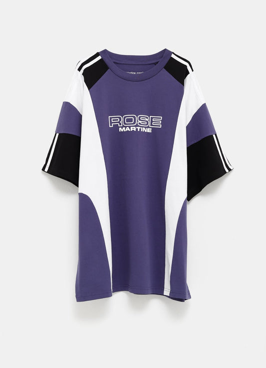 Camiseta oversize de paneles