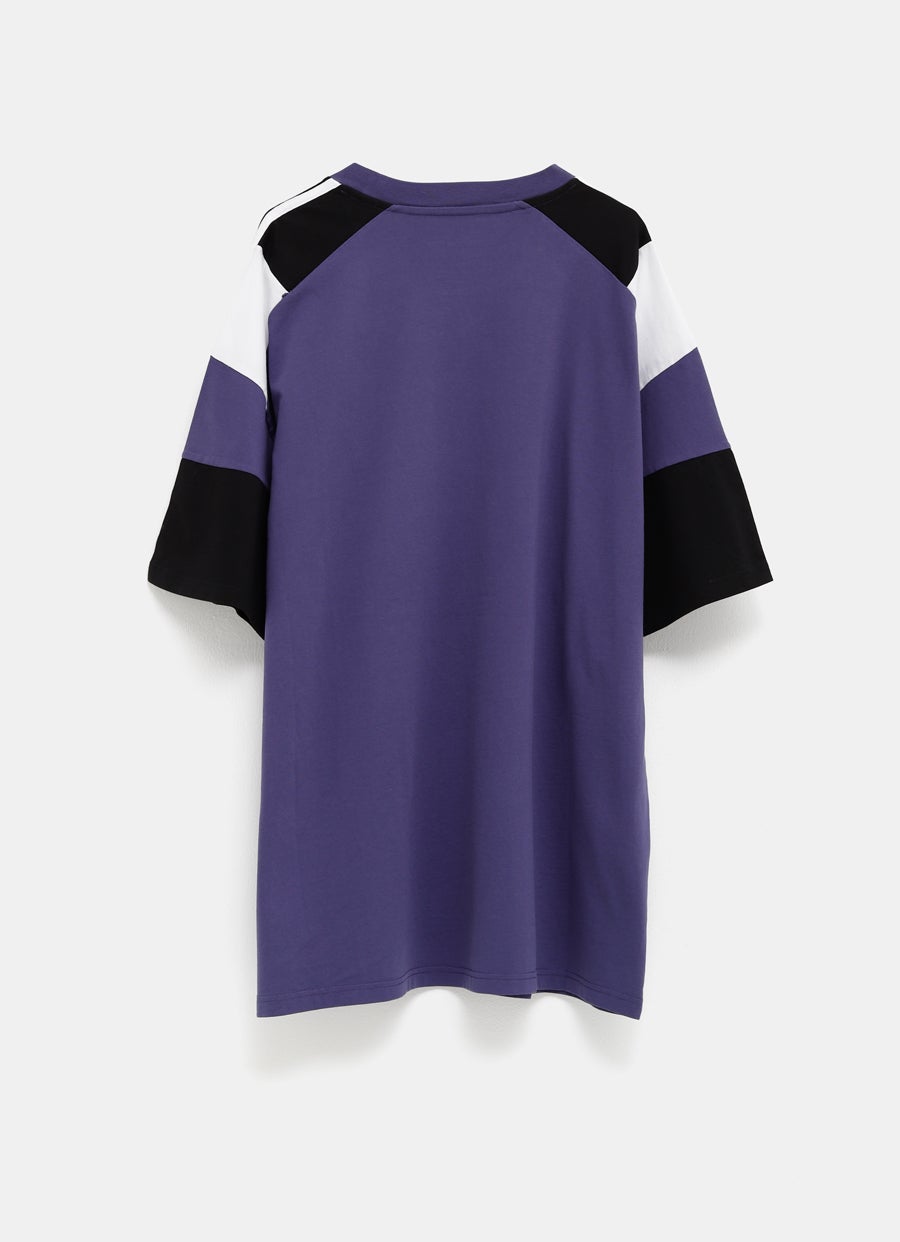 Camiseta oversize de paneles