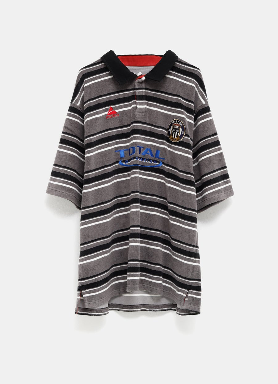 Polo oversize a rayas