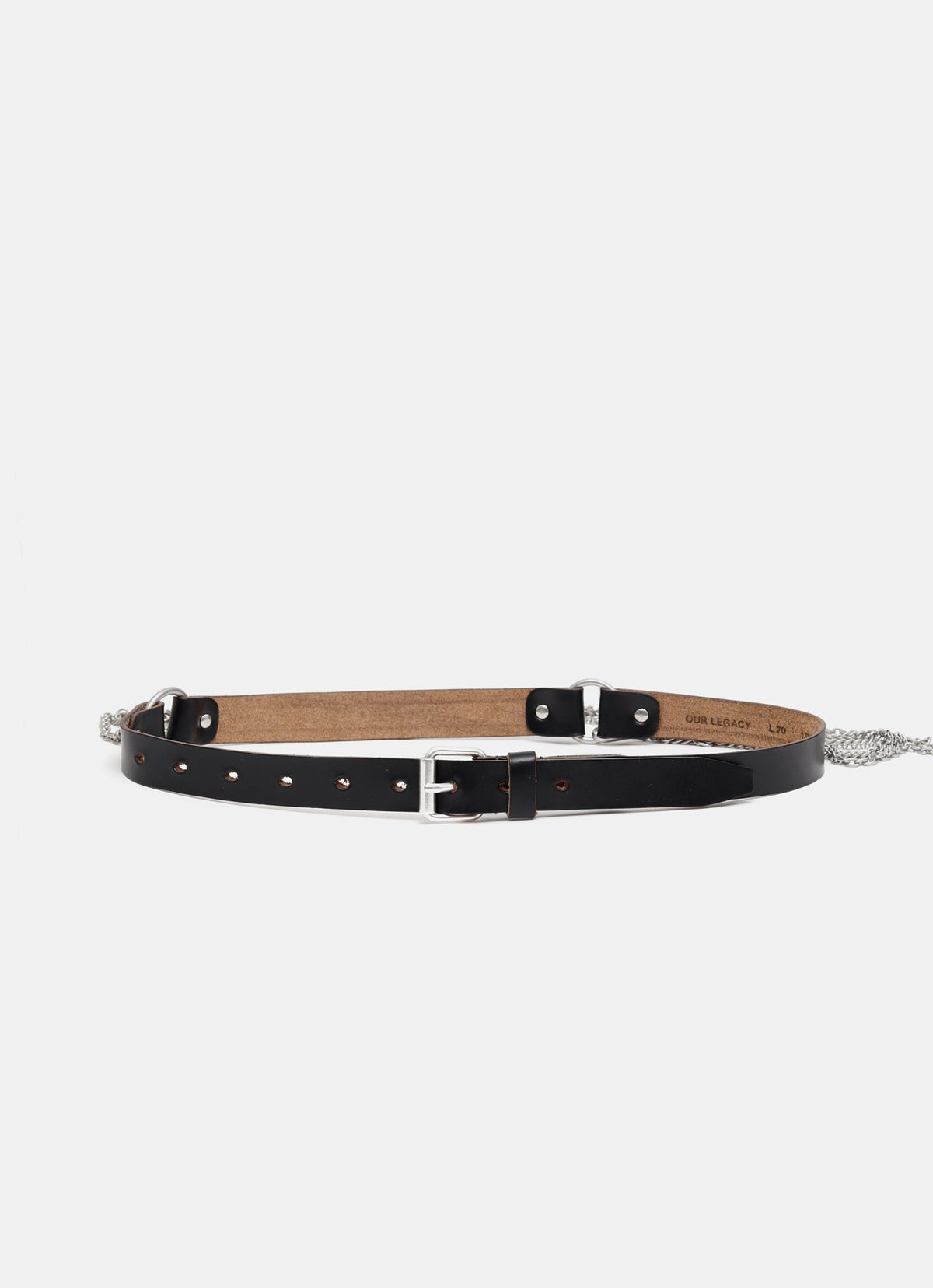Cinturón con cadenas