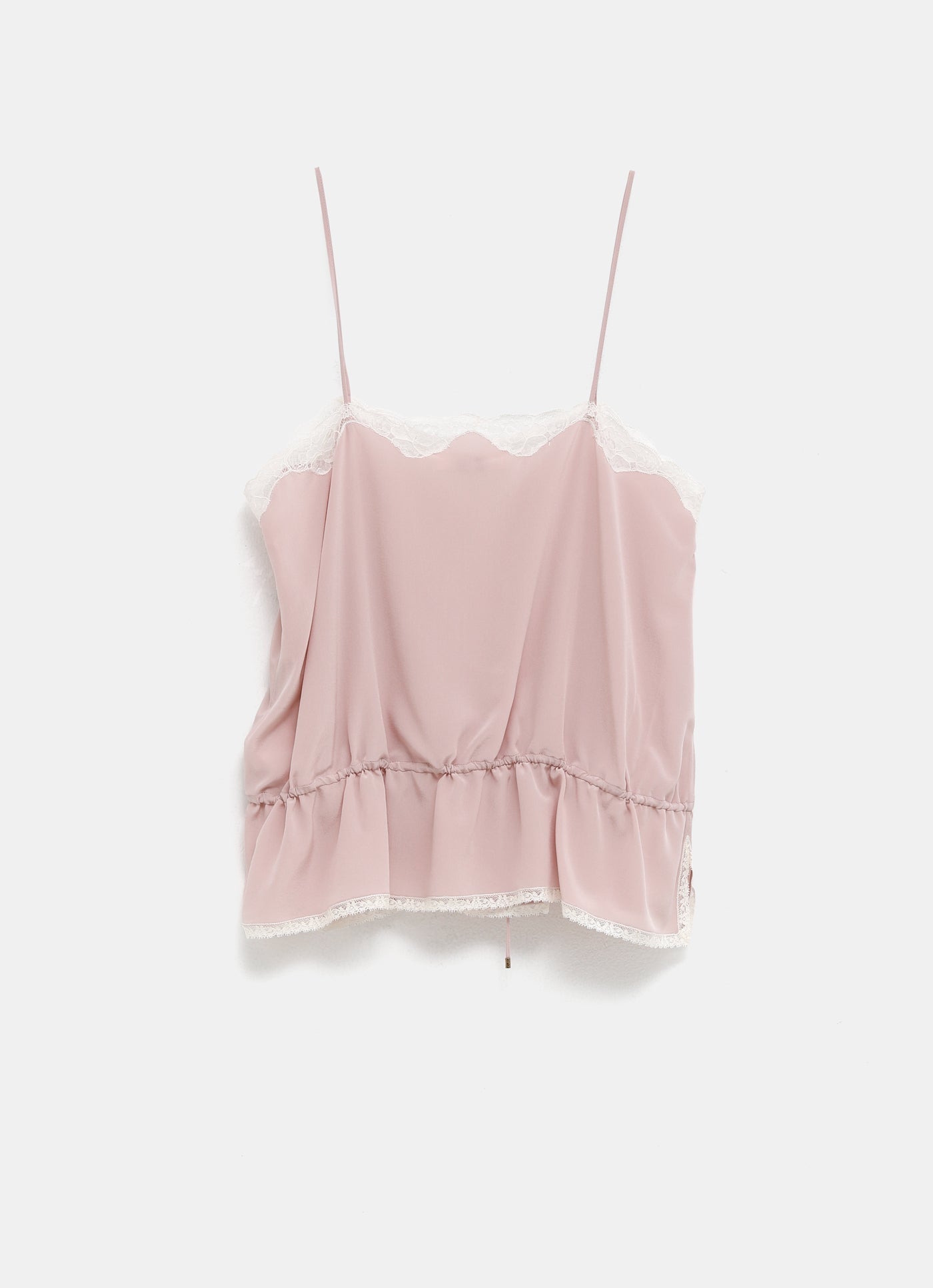 Top camisola con cordón de ajuste