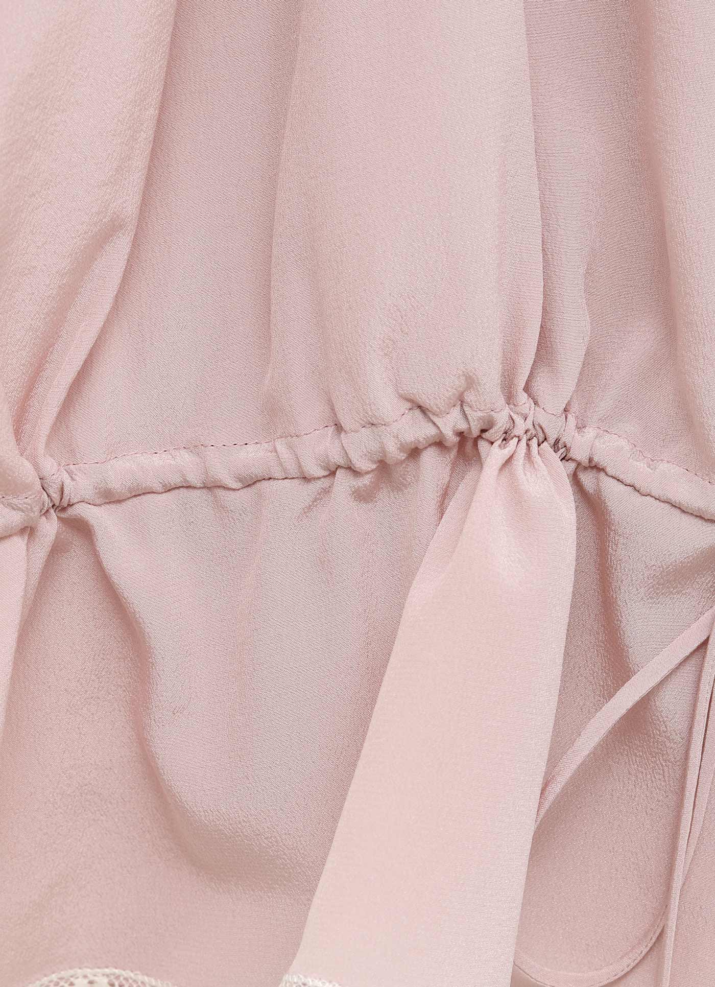 Top camisola con cordón de ajuste