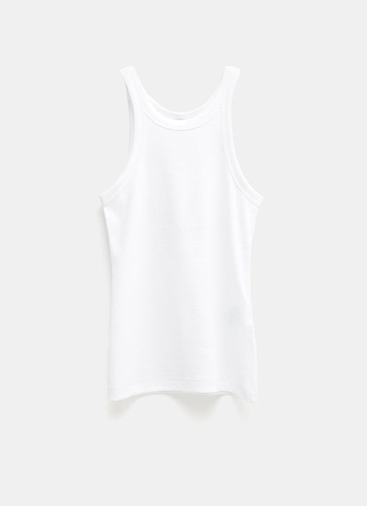 Camiseta de tirantes curva