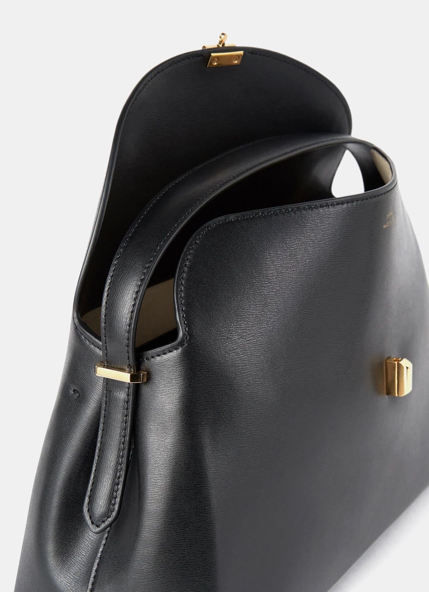 Bolso T-Lock de piel suave