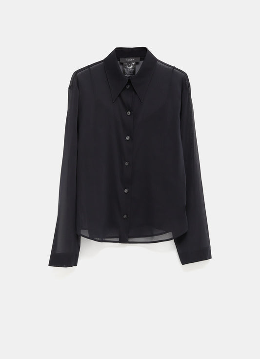 Camisa de chifón para mujer
