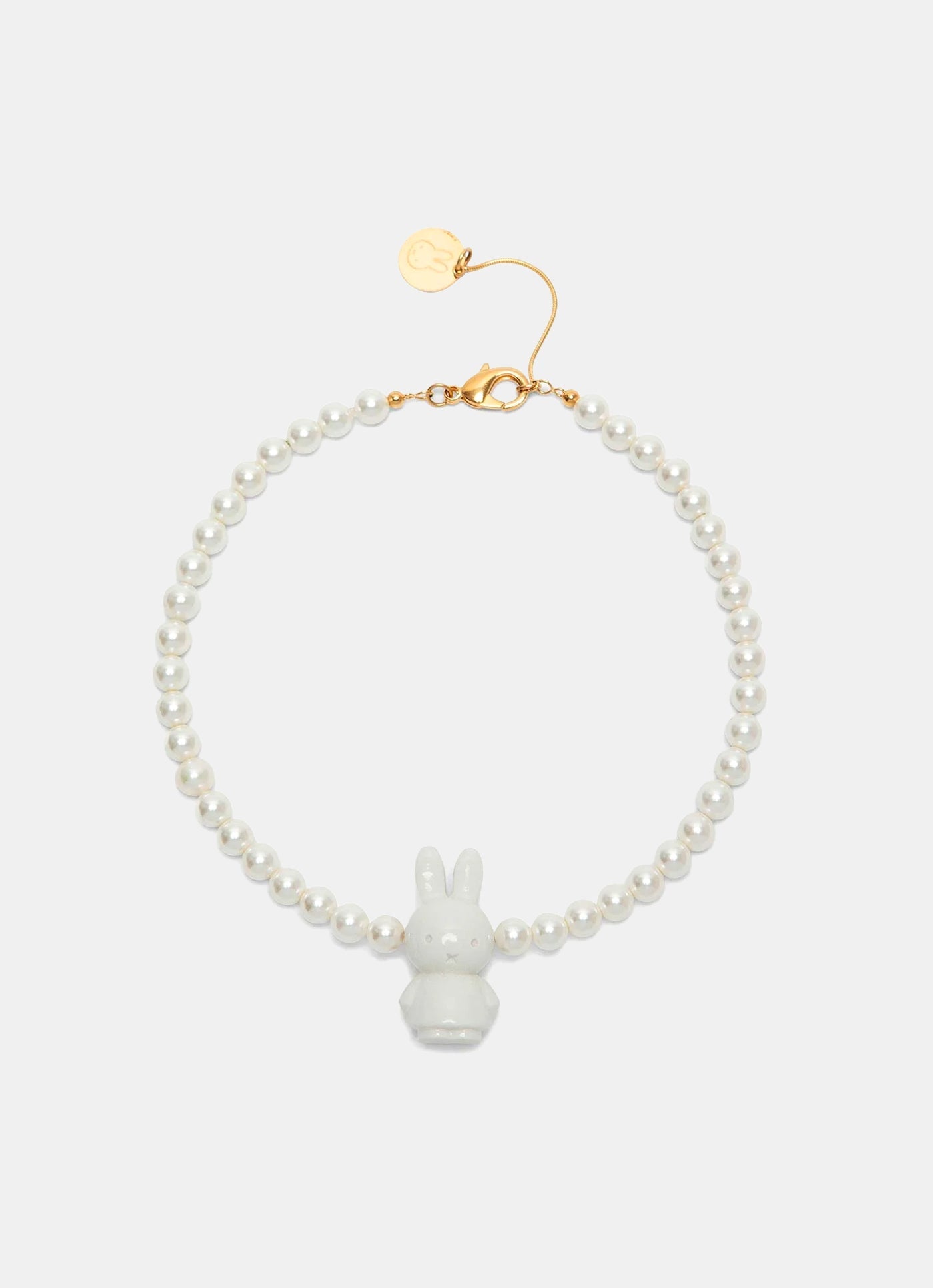 Collar de perlas con colgante Miffy