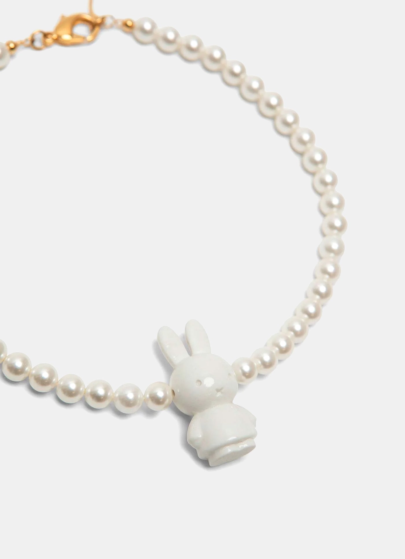 Collar de perlas con colgante Miffy