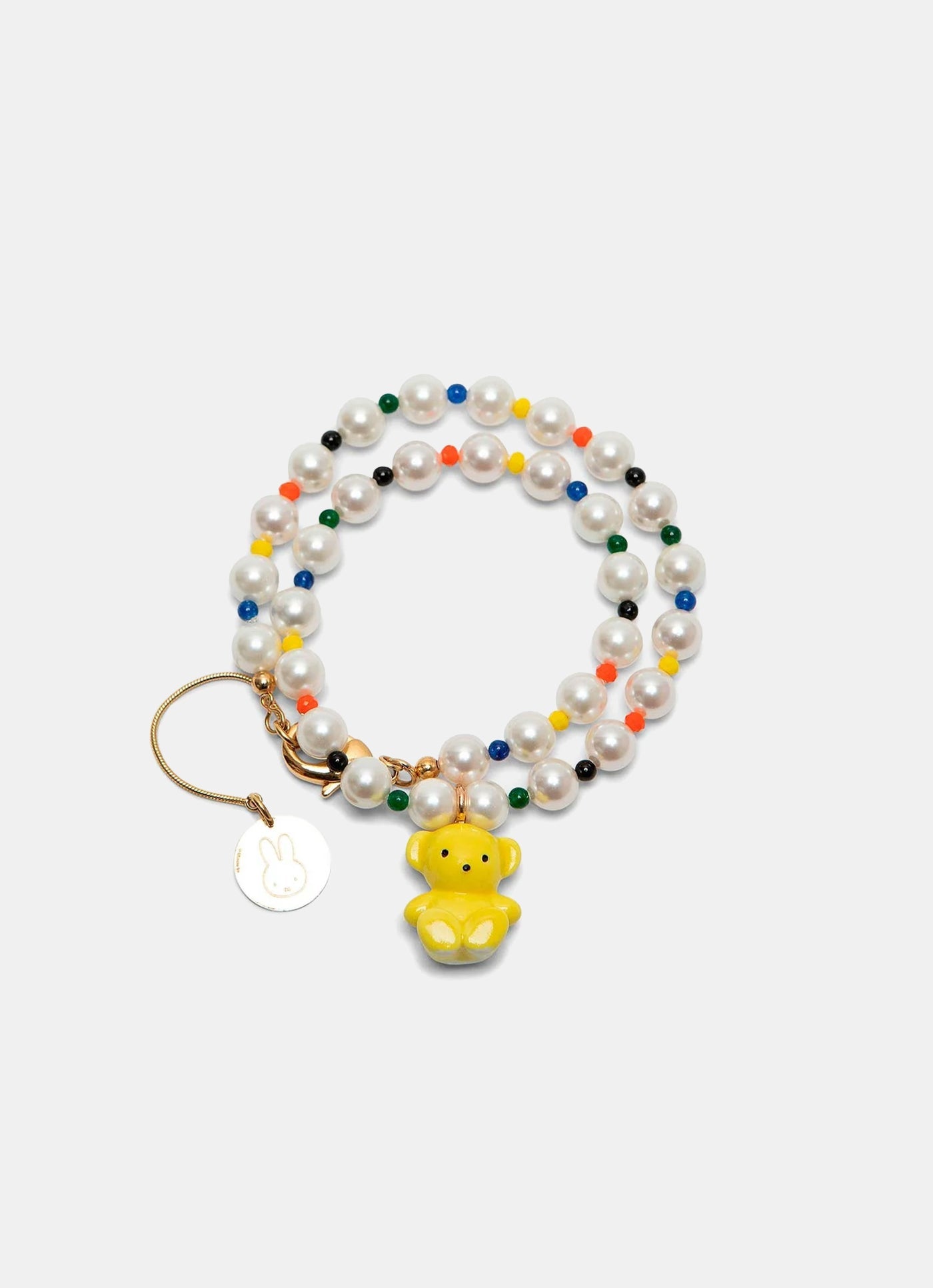 Collar de perlas con colgante Teddy