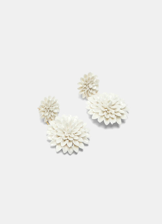 Pendientes de Dalia doble