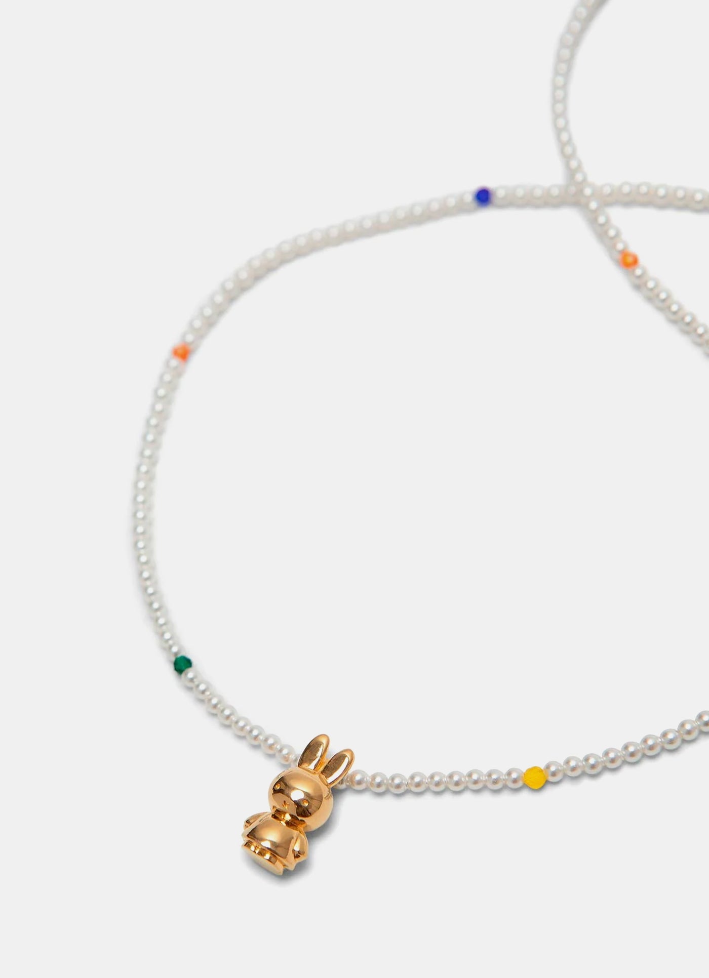 Collar de perlas con colgante Miffy