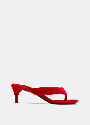 Mules de terciopelo