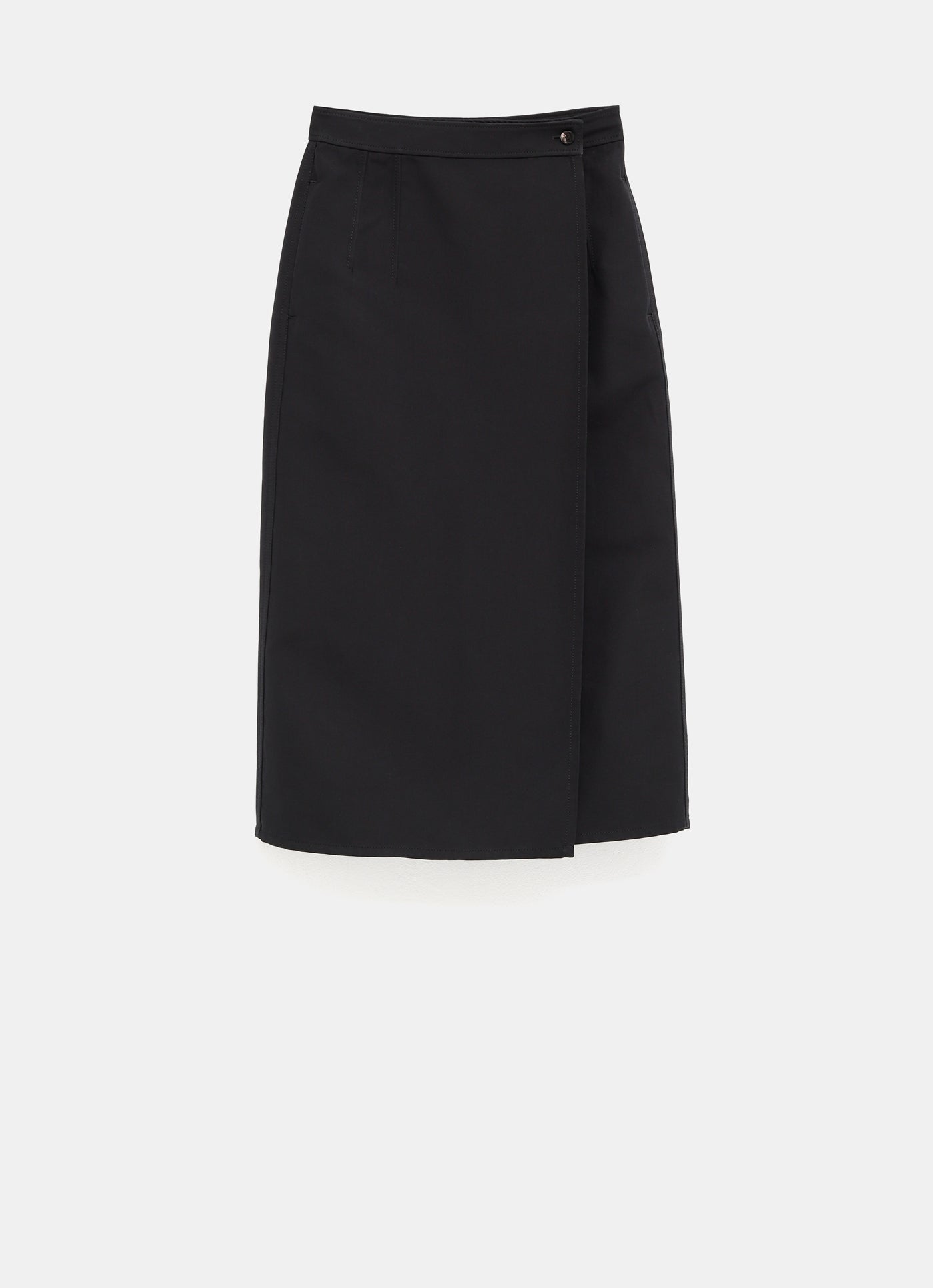 Falda de gabardina de algodón