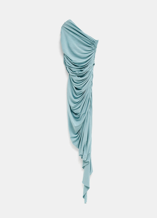 Vestido asimétrico drapeado