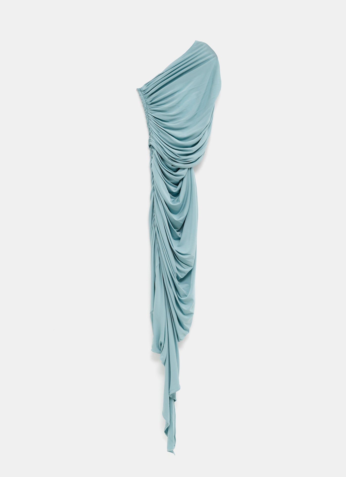 Vestido asimétrico drapeado