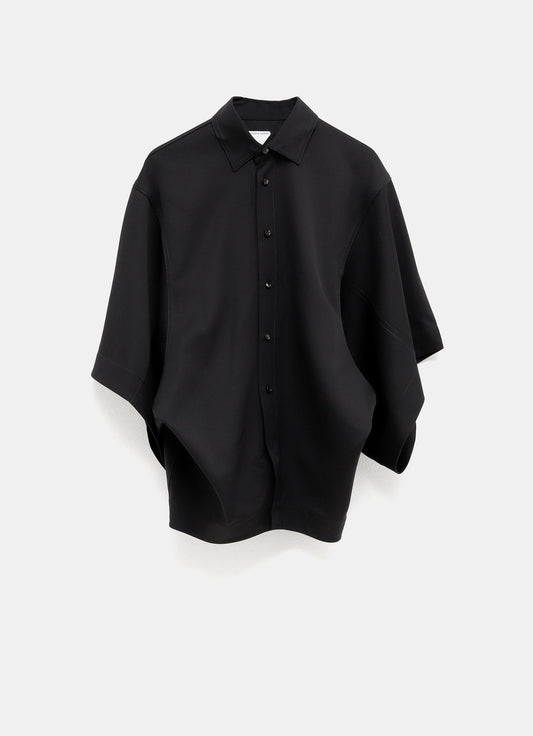 Camisa de popelina a rayas para mujer
