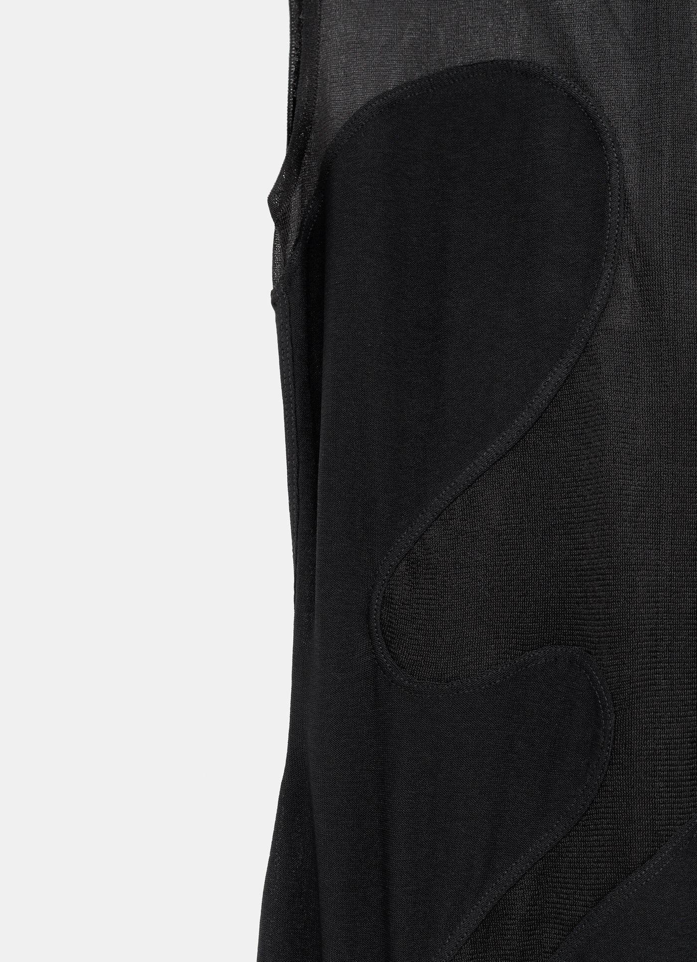 Vestido con panel transparente