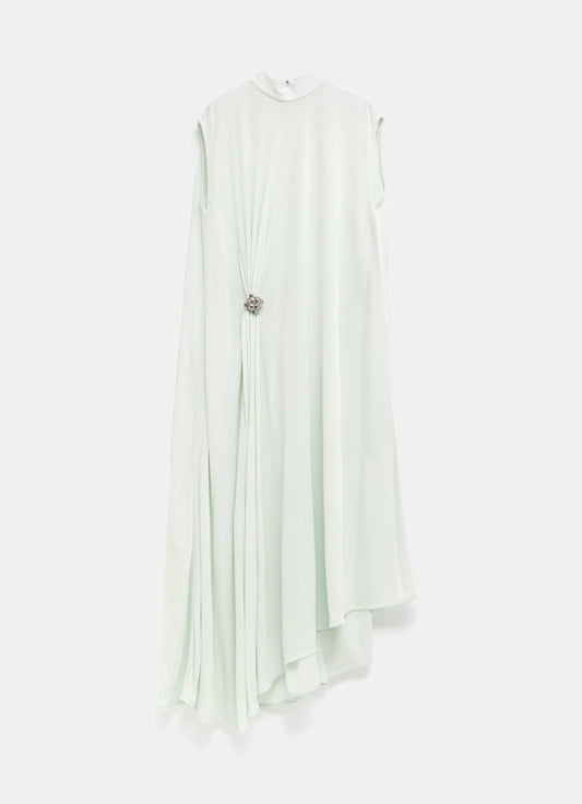 Vestido de crepé de viscosa