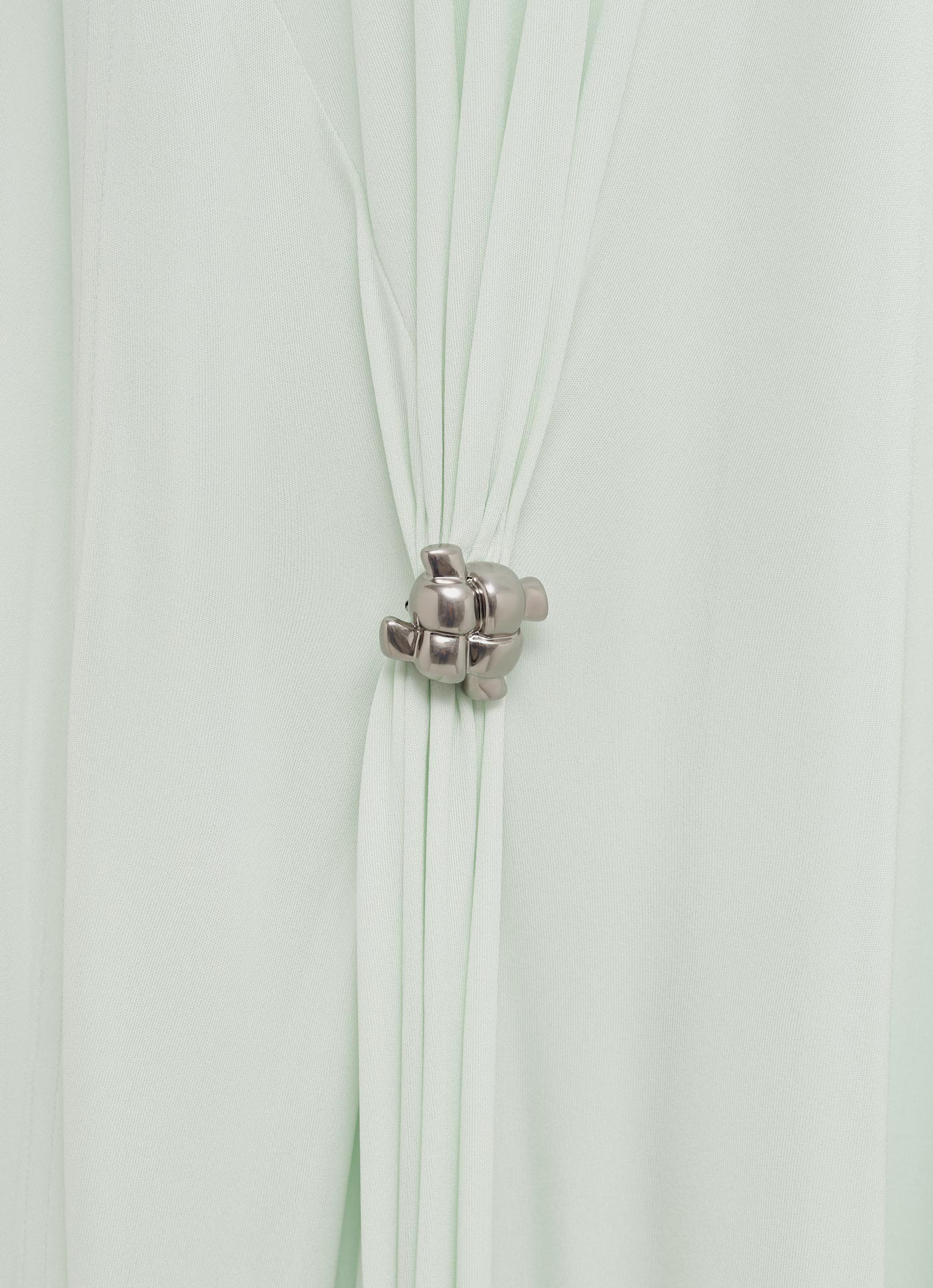 Vestido de crepé de viscosa