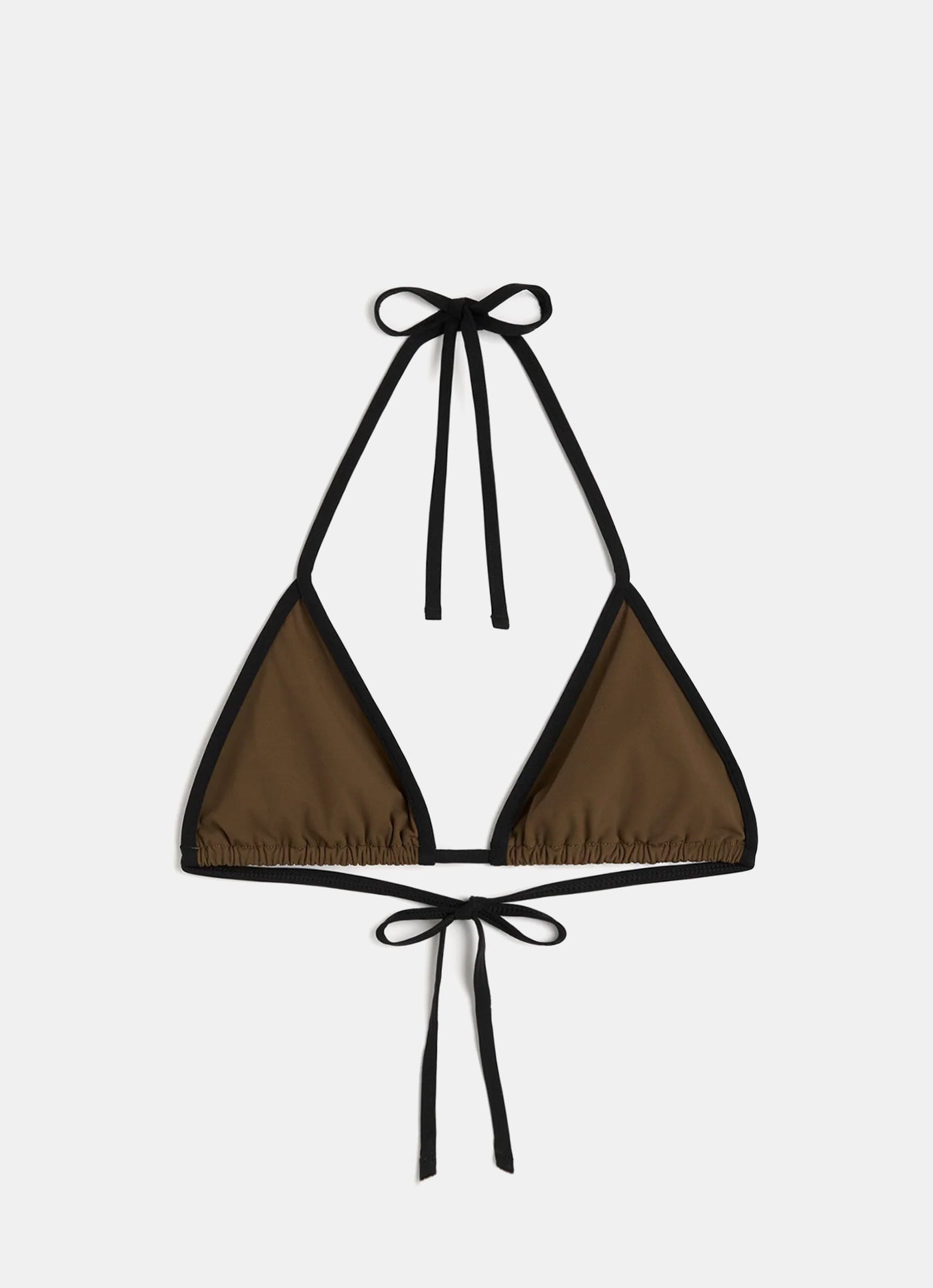 Top de bikini a contraste
