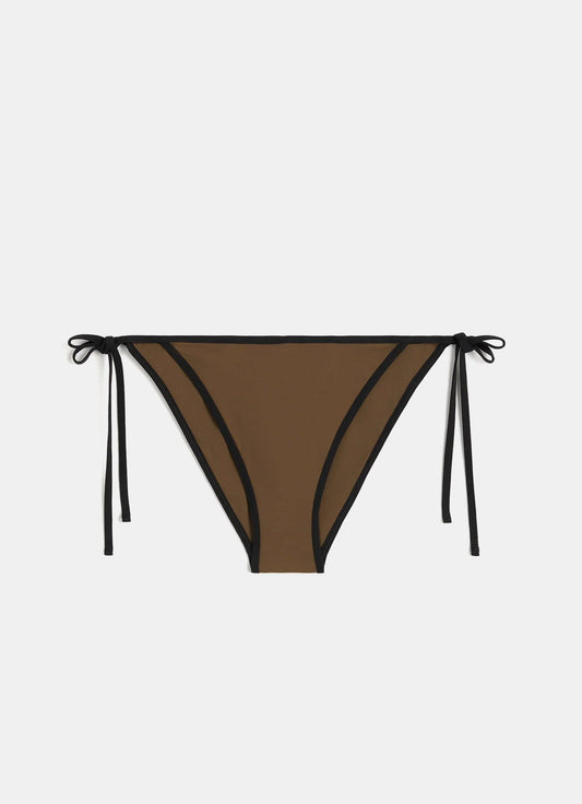 Braga de bikini con lazada a contraste