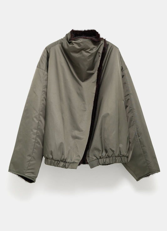 Chaqueta reversible de pelo sintético Vera